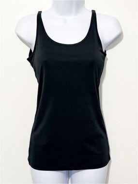 EILEEN FISHER Petite 100% Silk Charcoal Gray Tank Top Size 2 PP/PTP